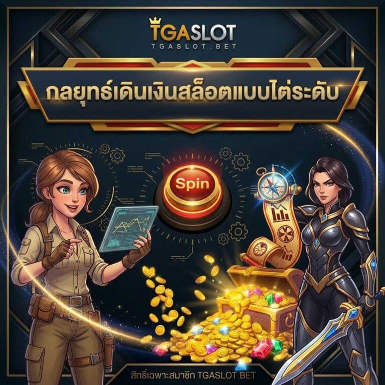 กลยุทธ์เดินเงินสล็อตแบบไต่ระดับ TGA SLOT